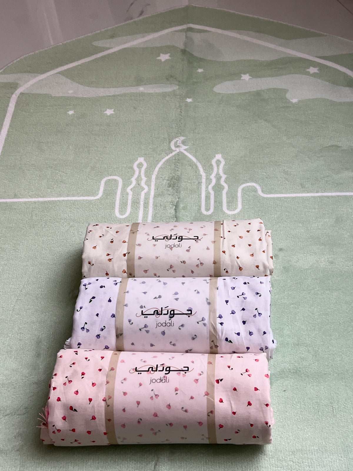 ZAHRA/  Girls Prayer Set / kids Mats & Flowers Prayer clothes