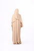 NEW/ RAMADHAN SALA / Prayer Dress with attached Embroidery sheila/ Beige