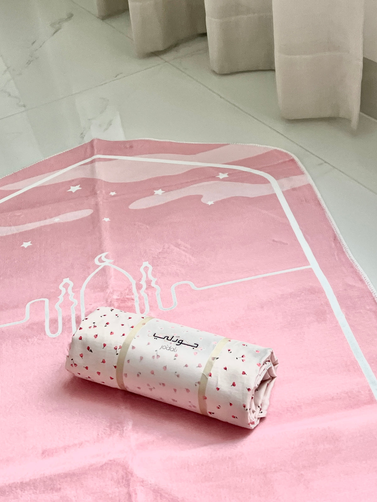 ZAHRA/  Girls Prayer Set / kids Mats & Flowers Prayer clothes