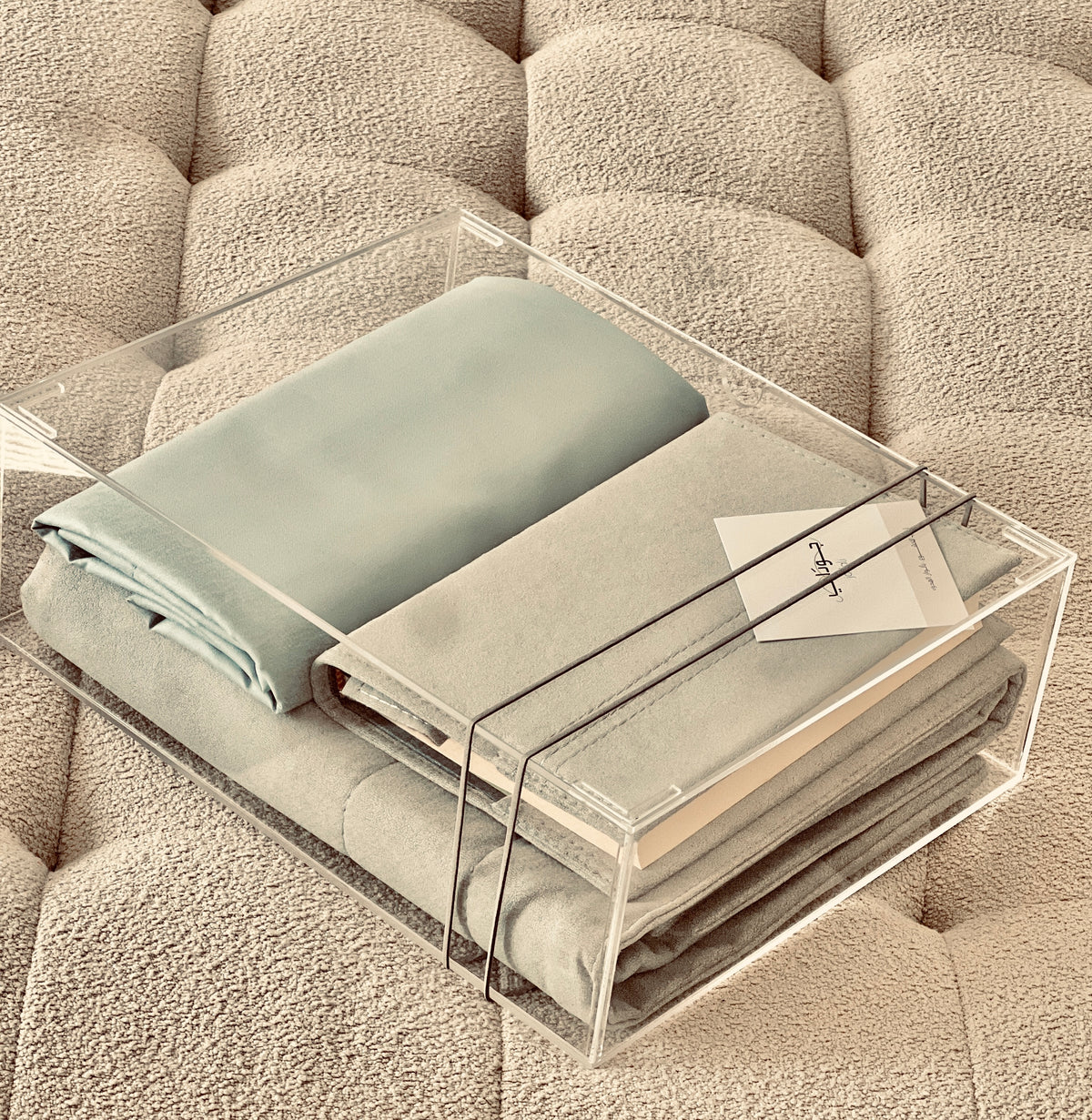 RIDHA / Men Gift Box( 3 items , (Acrylic box only in UAE)