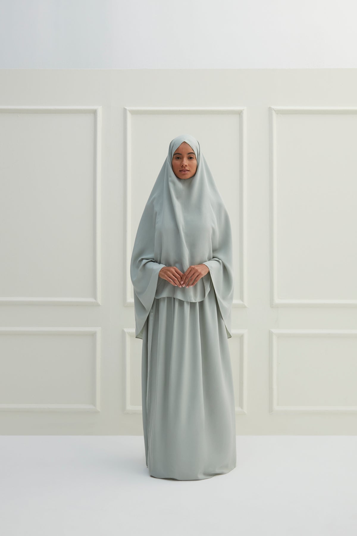 Two Piece ( skirt & top cover ) Prayer Clothes | Pastel Green